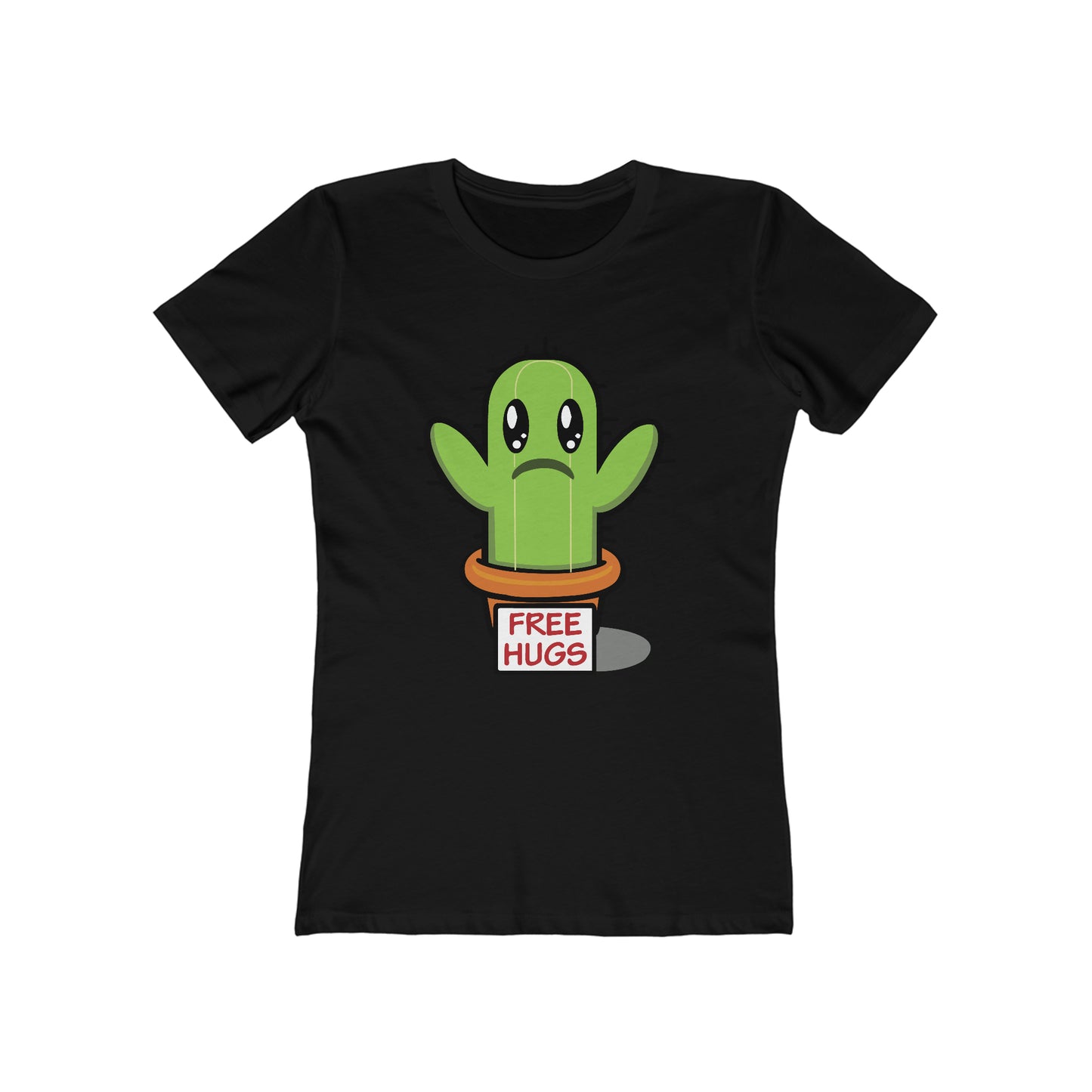 Free hugs sad cactus Woman Tee shirt