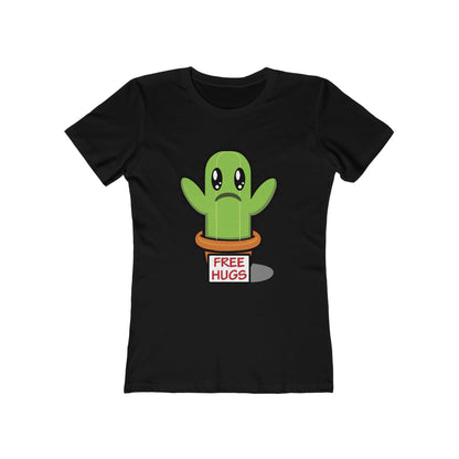 Free hugs sad cactus Woman Tee shirt