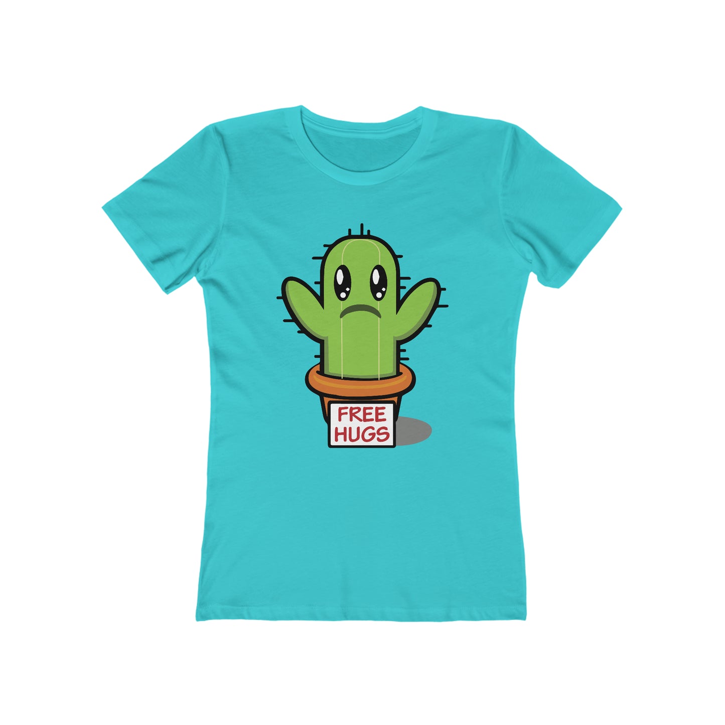 Free hugs sad cactus Woman Tee shirt