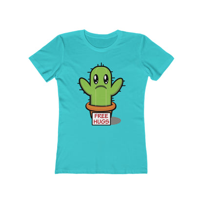 Free hugs sad cactus Woman Tee shirt