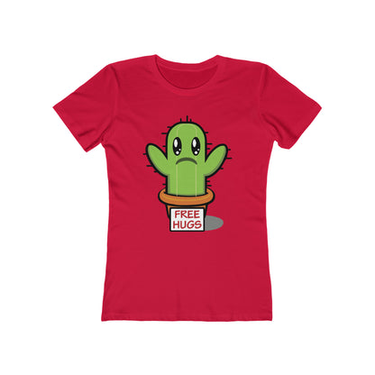 Free hugs sad cactus Woman Tee shirt