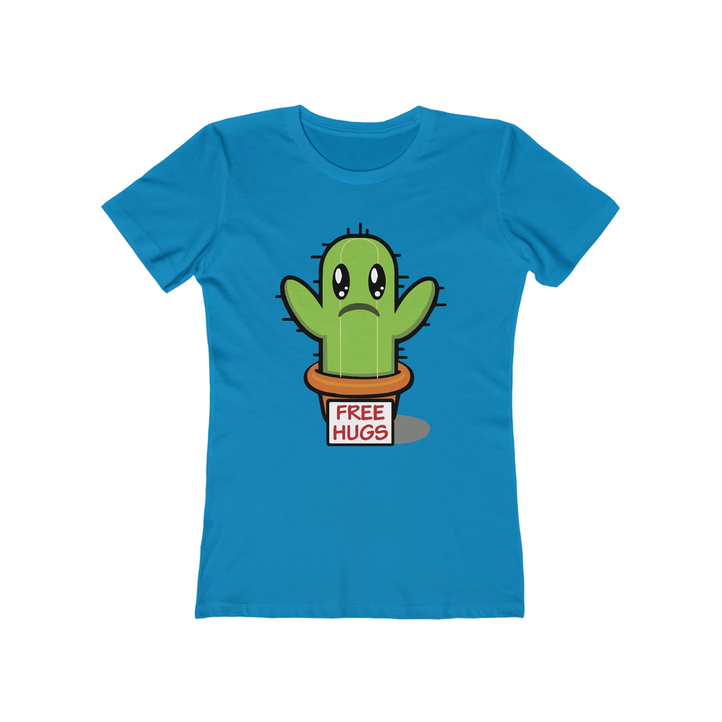 Free hugs sad cactus Woman Tee shirt