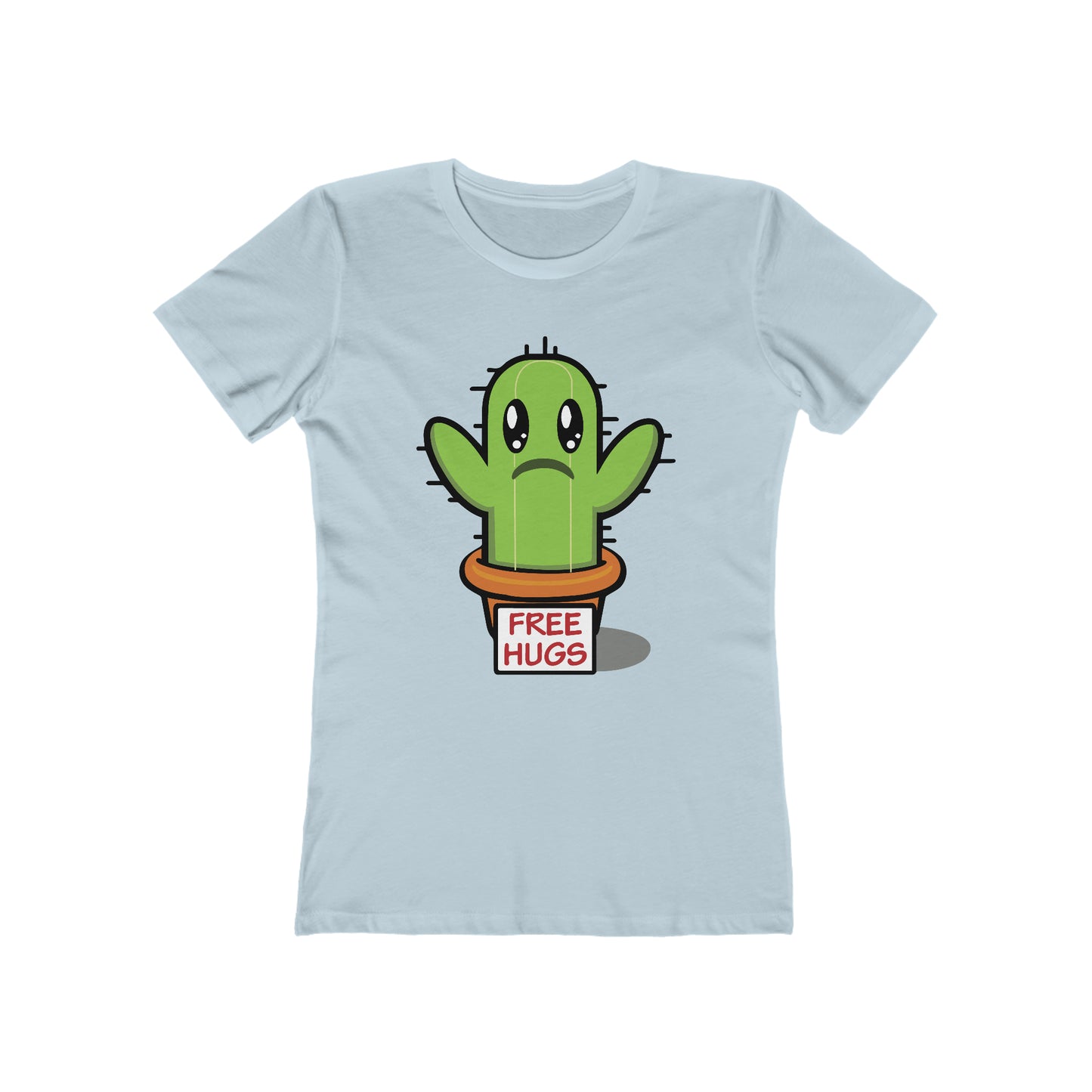 Free hugs sad cactus Woman Tee shirt