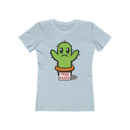 Free hugs sad cactus Woman Tee shirt