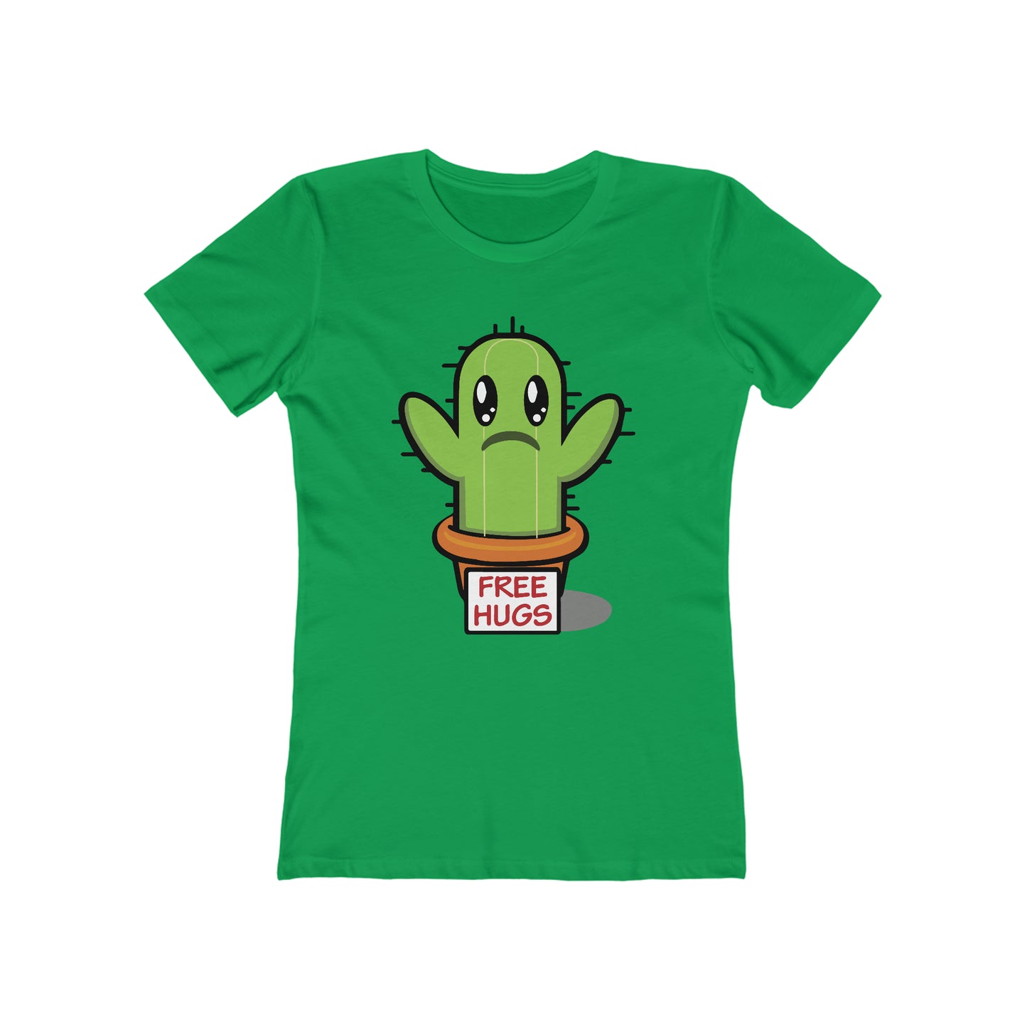 Free hugs sad cactus Woman Tee shirt