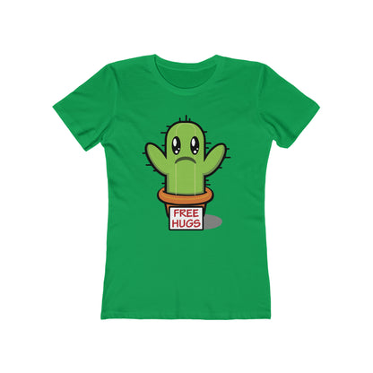 Free hugs sad cactus Woman Tee shirt