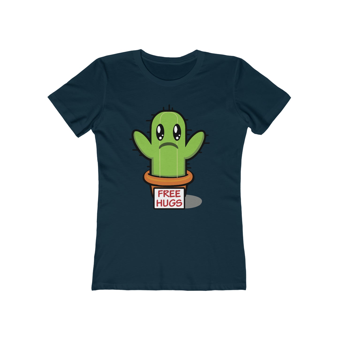 Free hugs sad cactus Woman Tee shirt