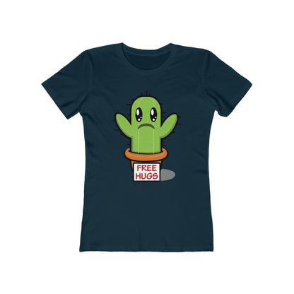 Free hugs sad cactus Woman Tee shirt