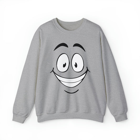 Big smile face Crewneck Sweatshirt