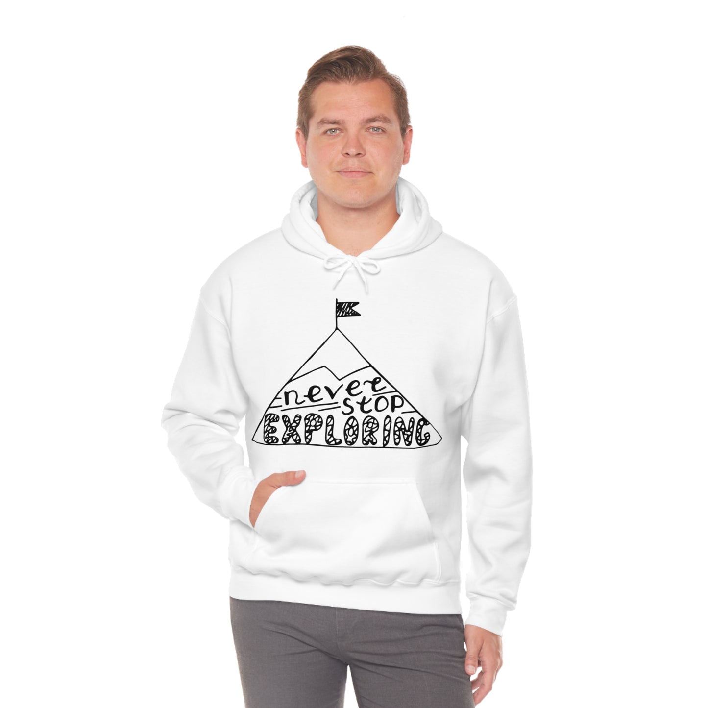 Never stop exploring Hoodie