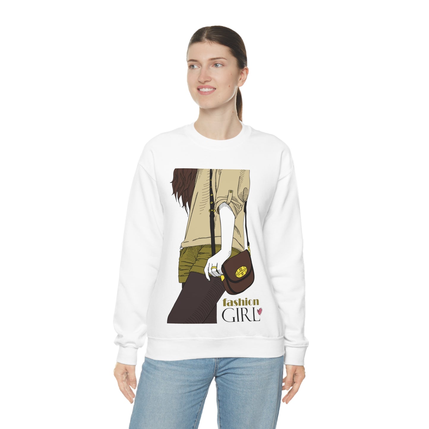 Fashion girl Crewneck Sweatshirt