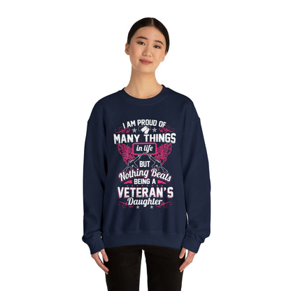 Proud veteran dad Crewneck Sweatshirt