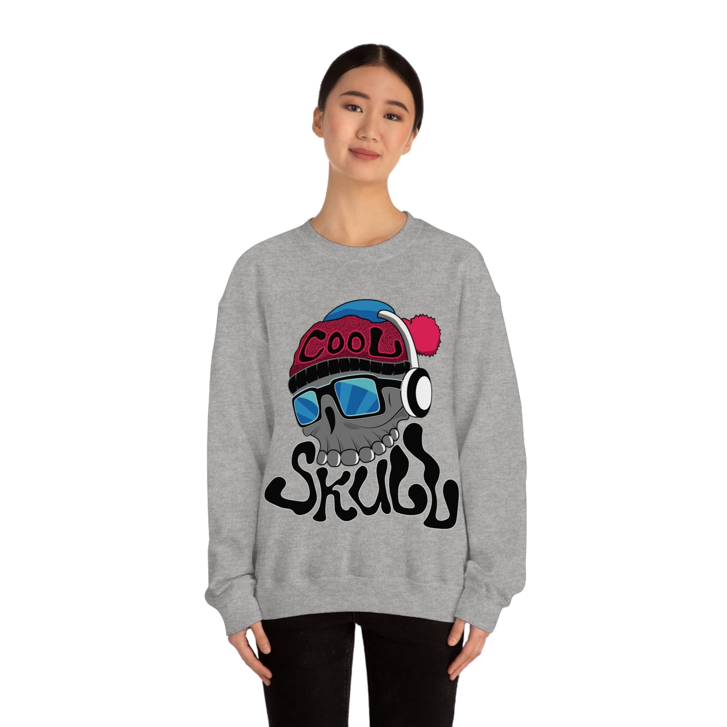 Cool Skull Crewneck Sweatshirt