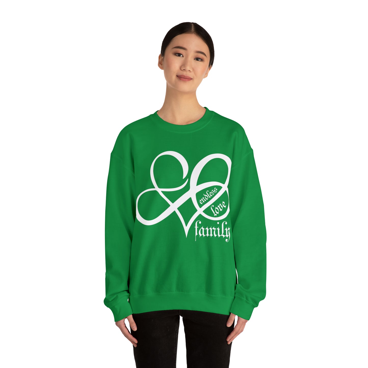 Family endless love Crewneck Sweatshirt