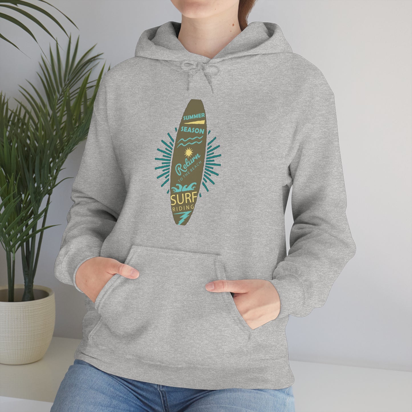 Surf Riding Summer Hoodie