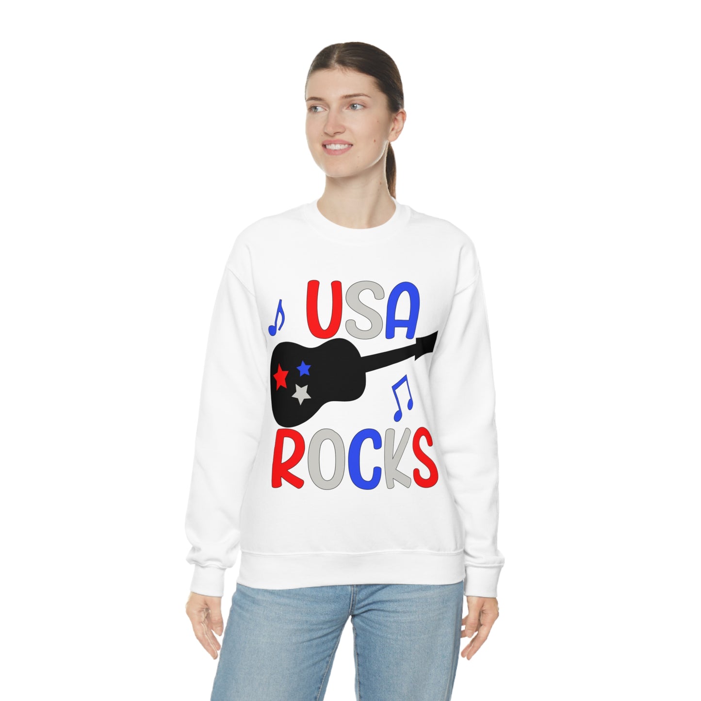 USA-Rocks Crewneck Sweatshirt