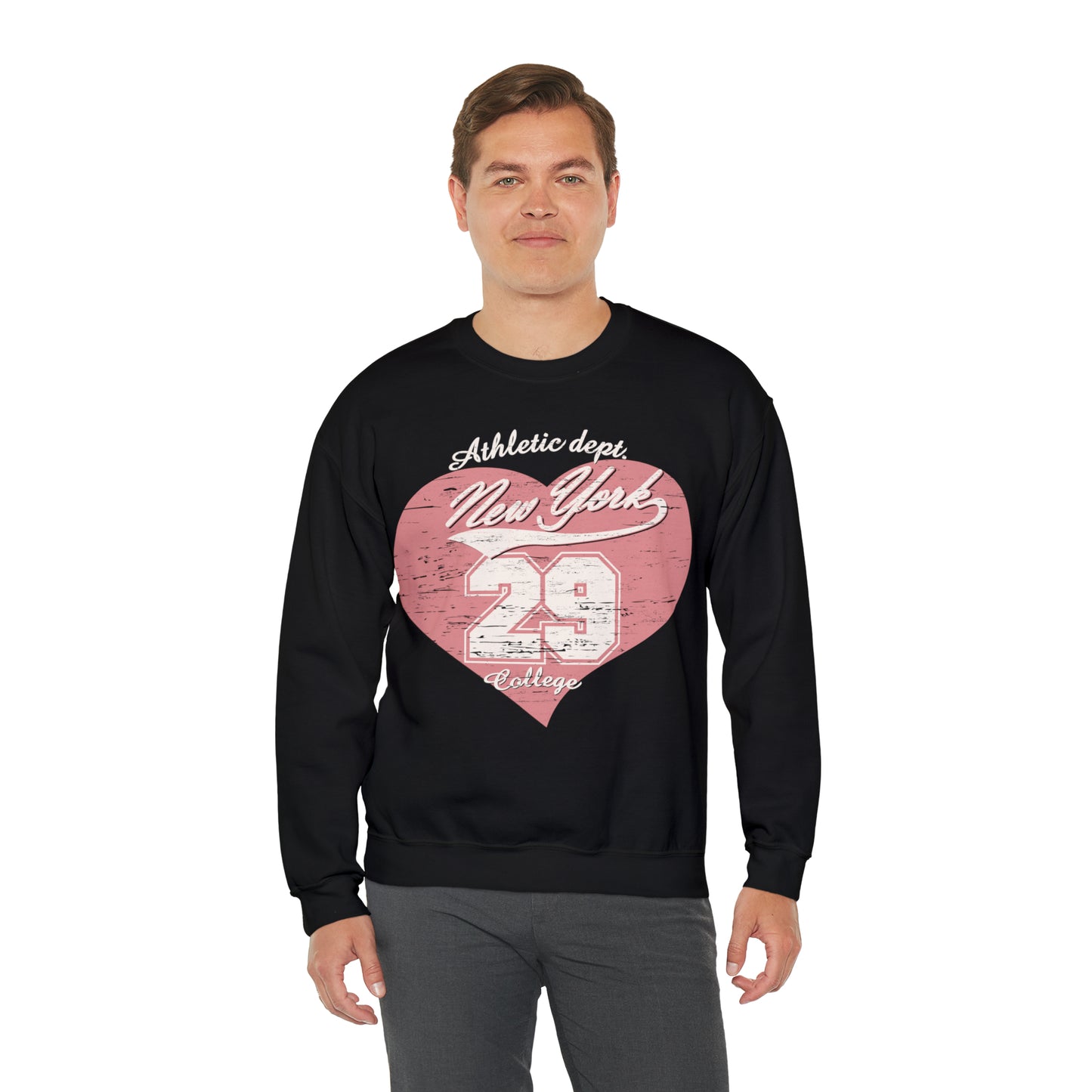 Love for NY College Crewneck Sweatshirt