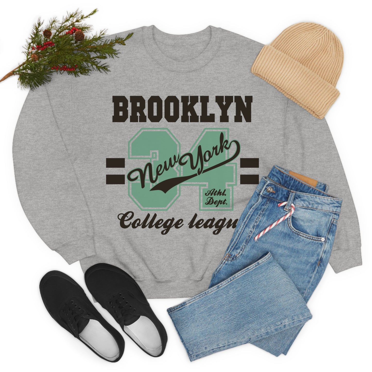 Brooklyn college NY Crewneck Sweatshirt