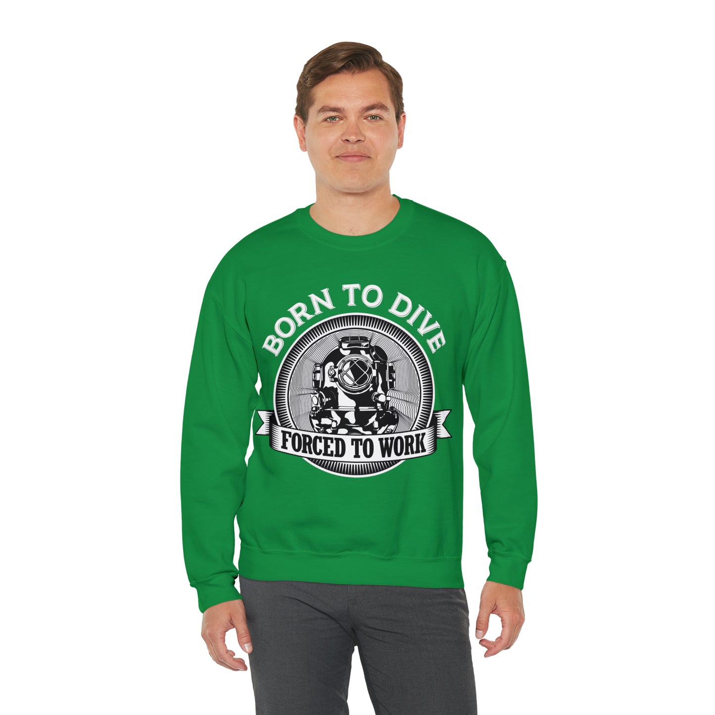 Born to dive Crewneck Sweatshirt