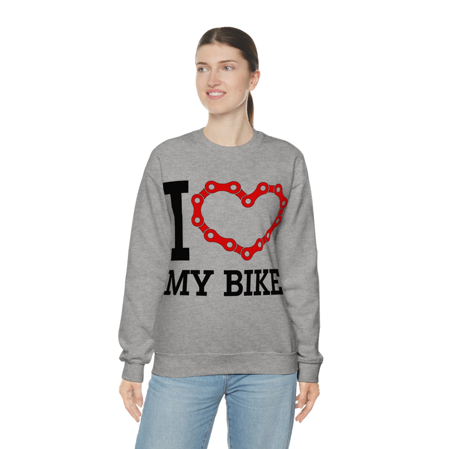 I love my bike Crewneck Sweatshirt