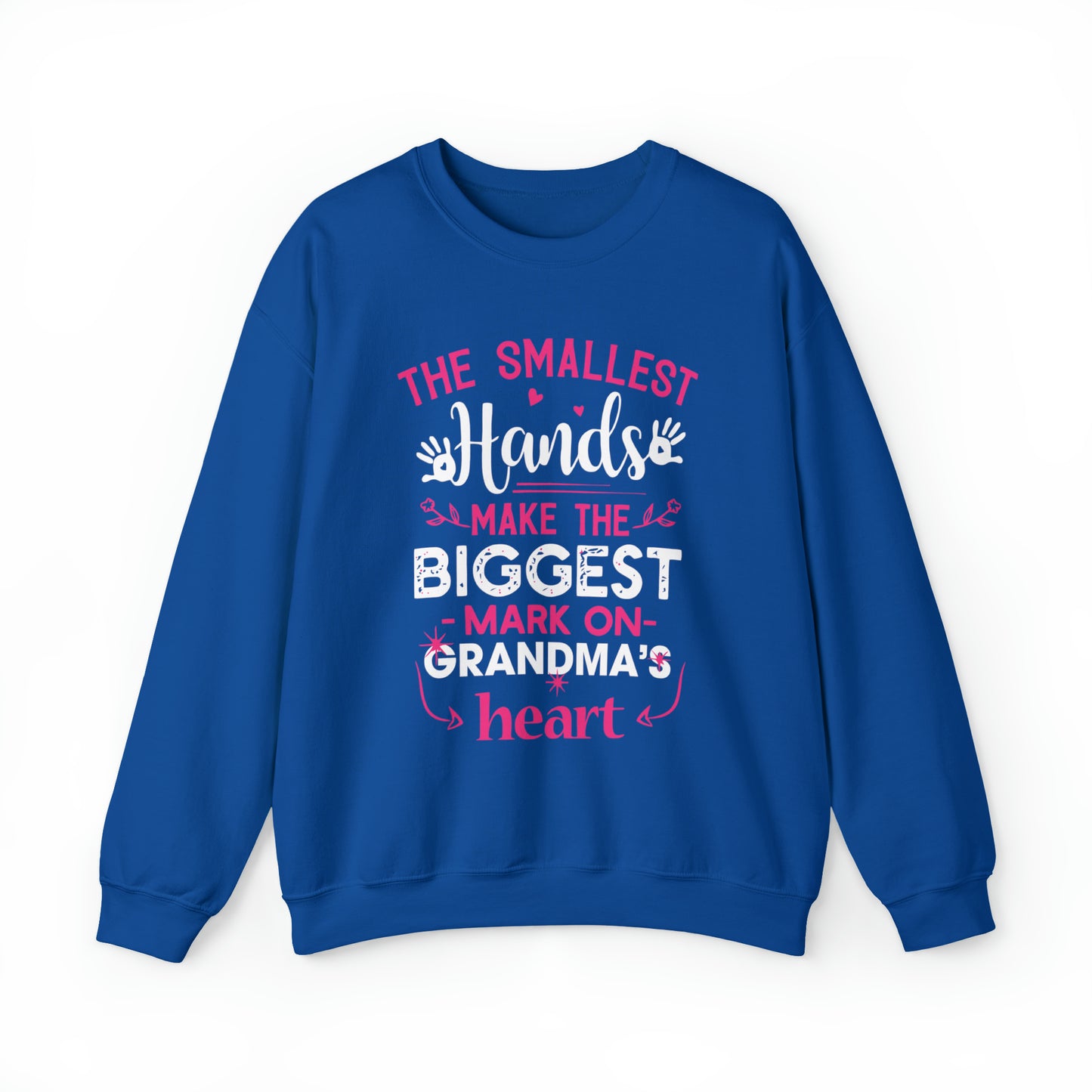 Biggest mark on grandmas heart Crewneck Sweatshirt