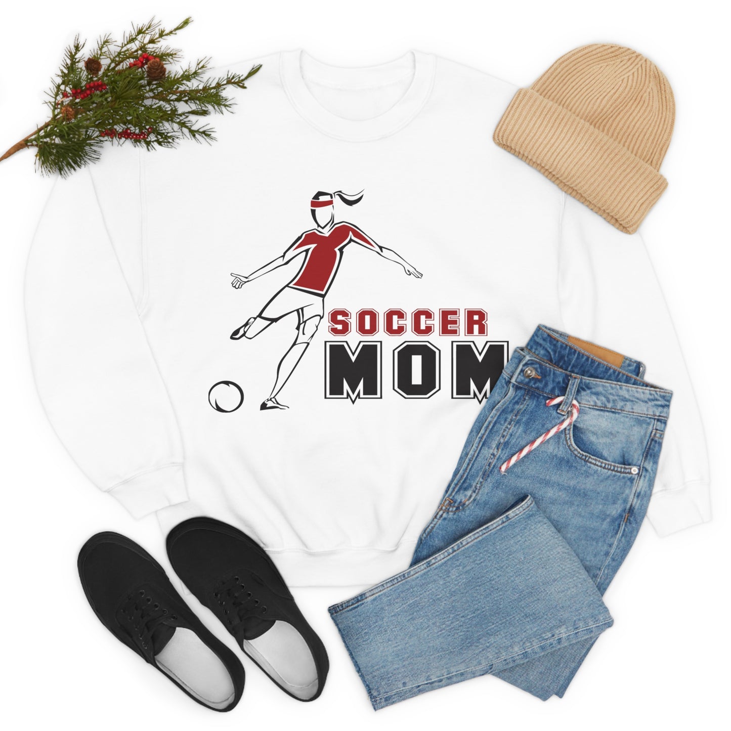 Soccer  mom Crewneck Sweatshirt