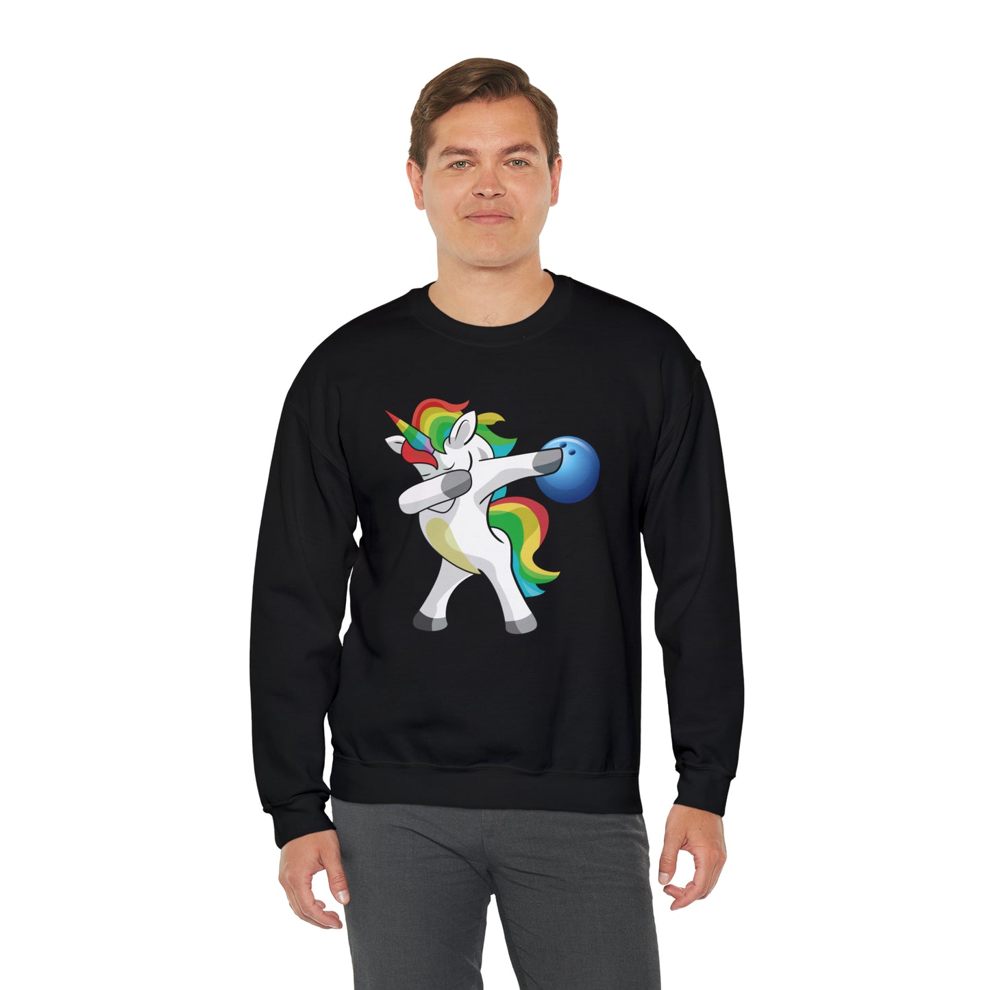 Dabbing Unicorn Crewneck Sweatshirt