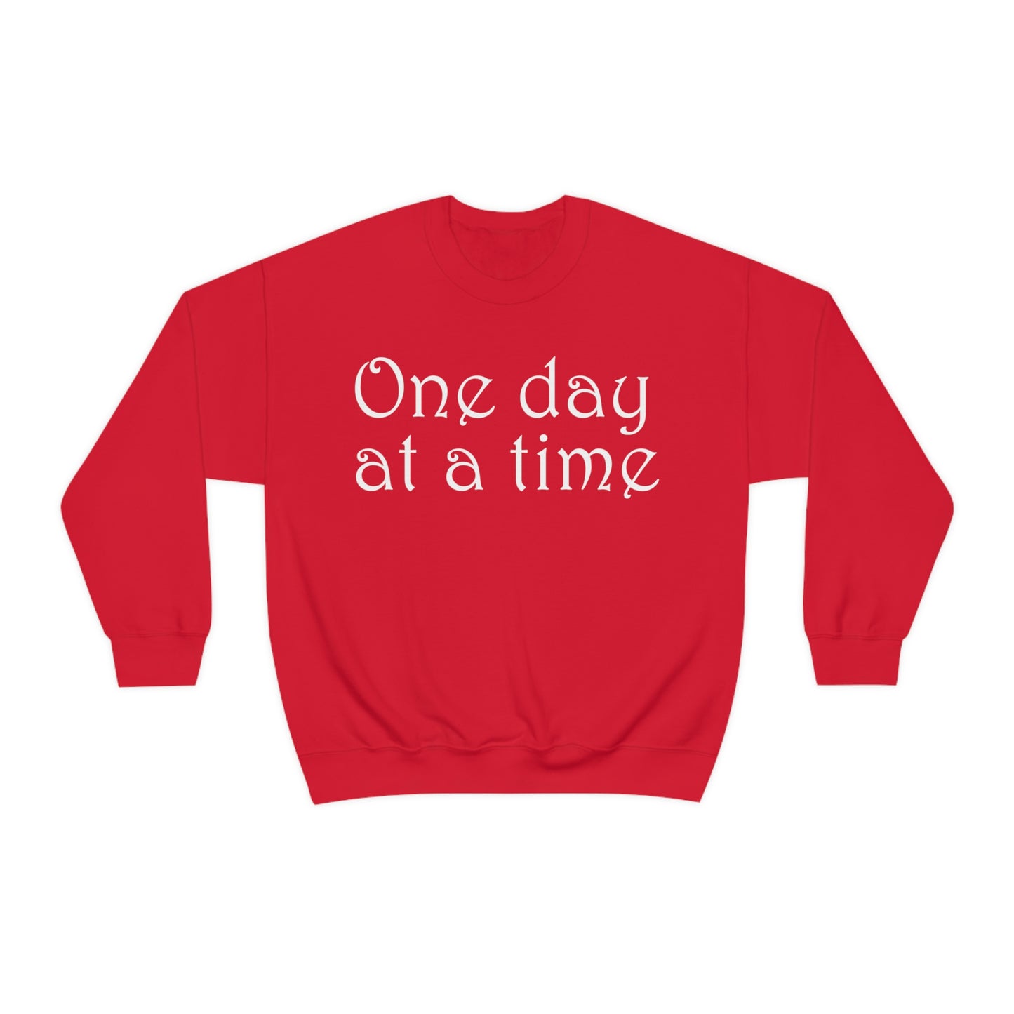 One-Day-at-a-time Crewneck Sweatshirt