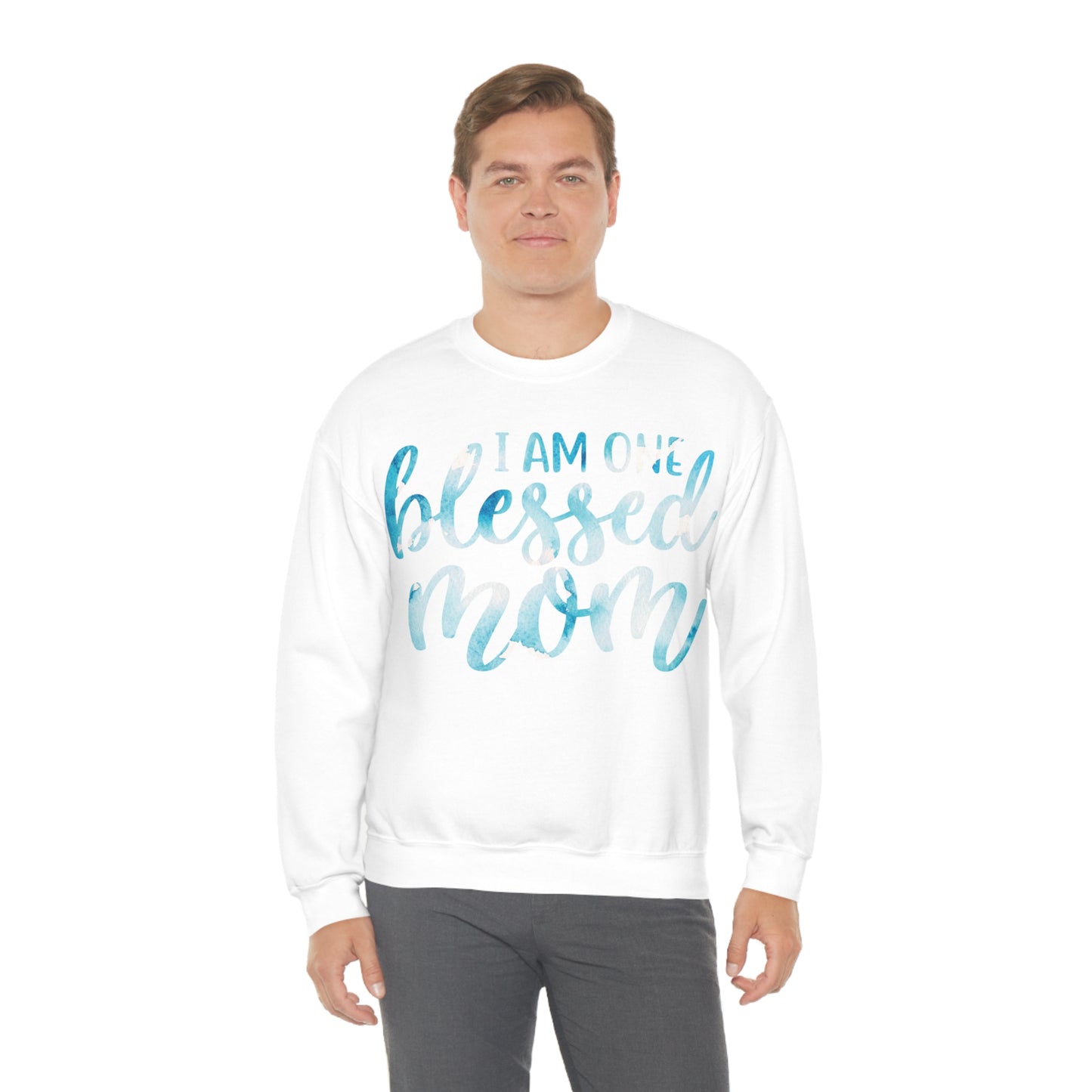 I am one blessed mom Crewneck Sweatshirt