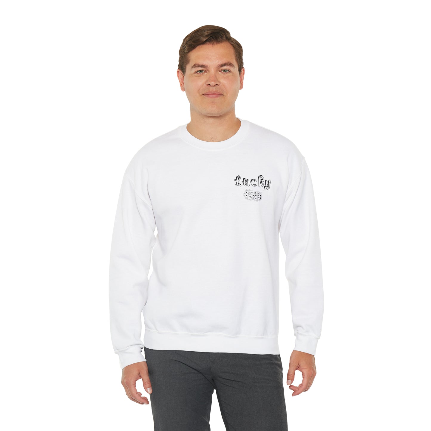 Lucky Front and back Crewneck Sweatshirt