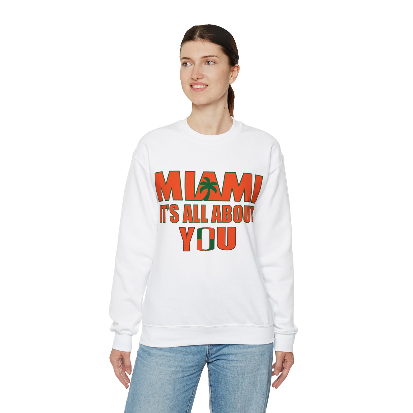 Miami is all about you Crewneck Sweatshirt