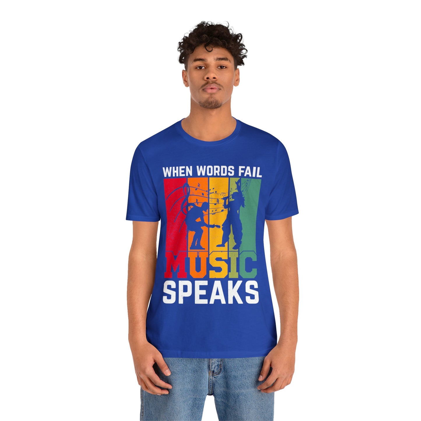 When words fail music speaks vintage T-Shirt