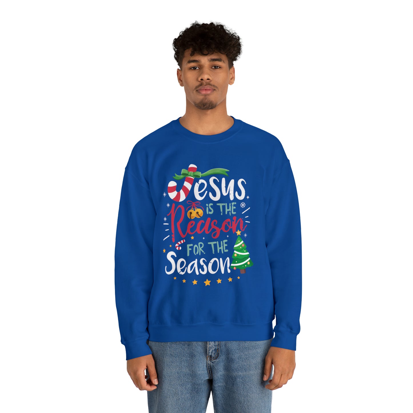 Jesus is the reason Christmas Crewneck Sweatshirt