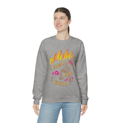 Aloha Hawaii Surf Rider Crewneck Sweatshirt