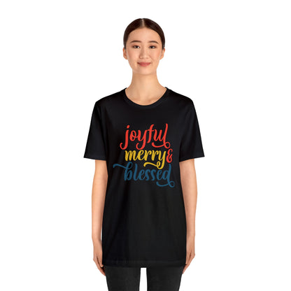 Joyful-Merry-blessed Christmas T-Shirt