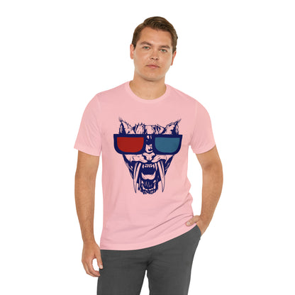 3D Glasses Tiger T-Shirt