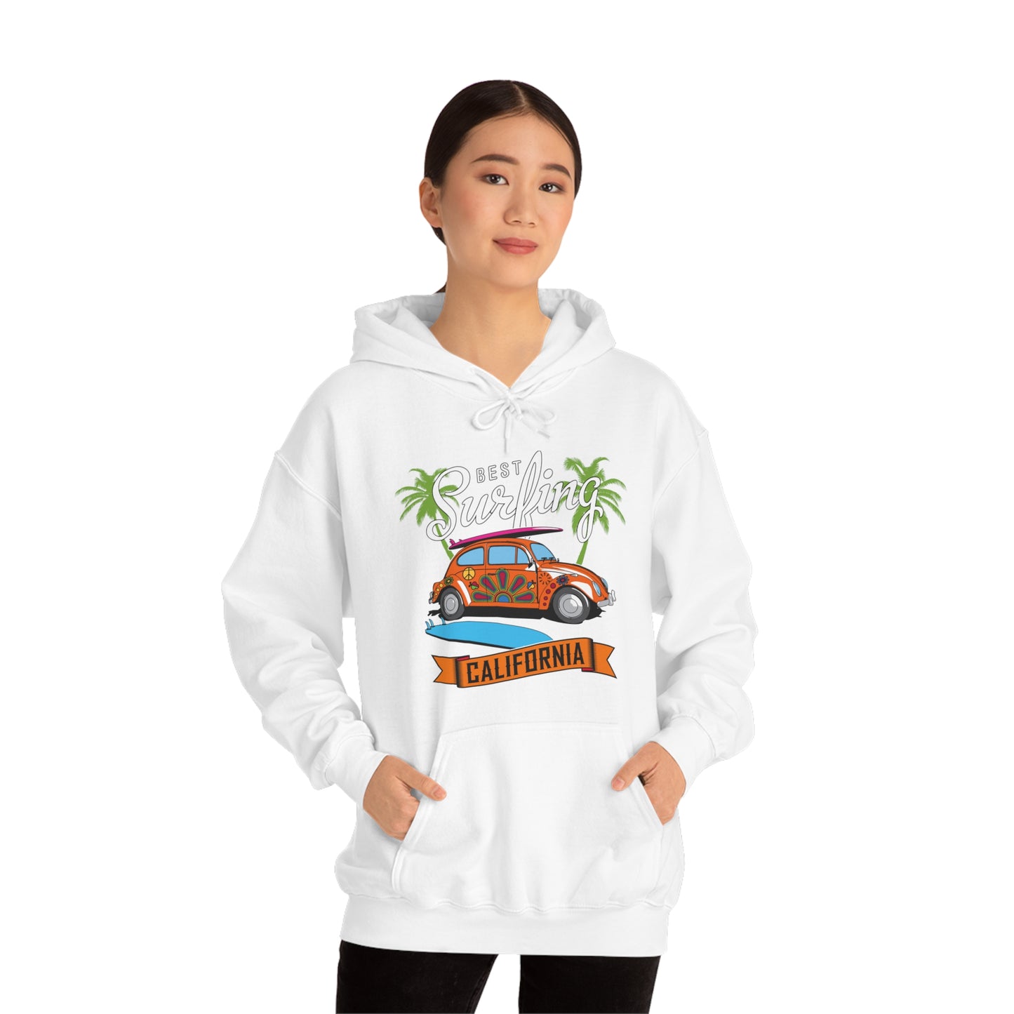 Best Surfing California Buggy Hoodie