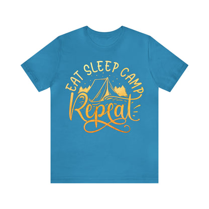 Eat Sleep Camp Repeat T-Shirt