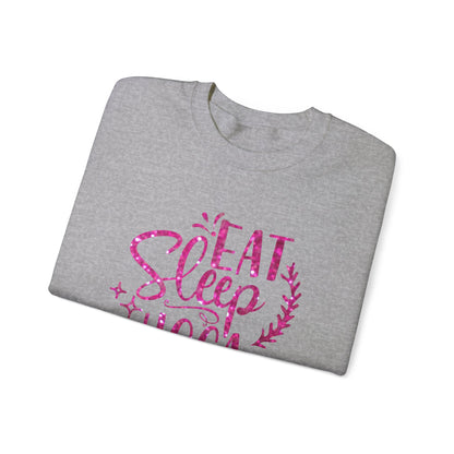 Eat Sleep Yoga Repeat Crewneck Sweatshirt