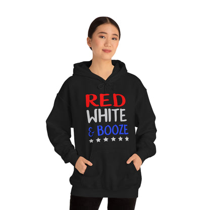 Red  White Booze Hoodie