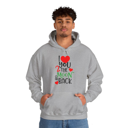 Love you 2 the moon and back Hoodie