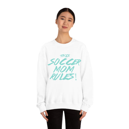 Soccer mom rules Crewneck Sweatshirt