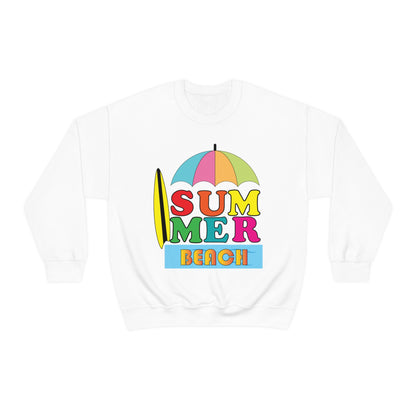 Summer Beach Crewneck Sweatshirt