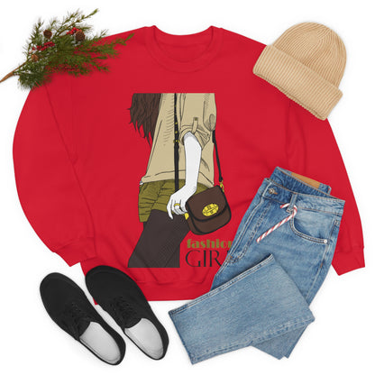 Fashion girl Crewneck Sweatshirt