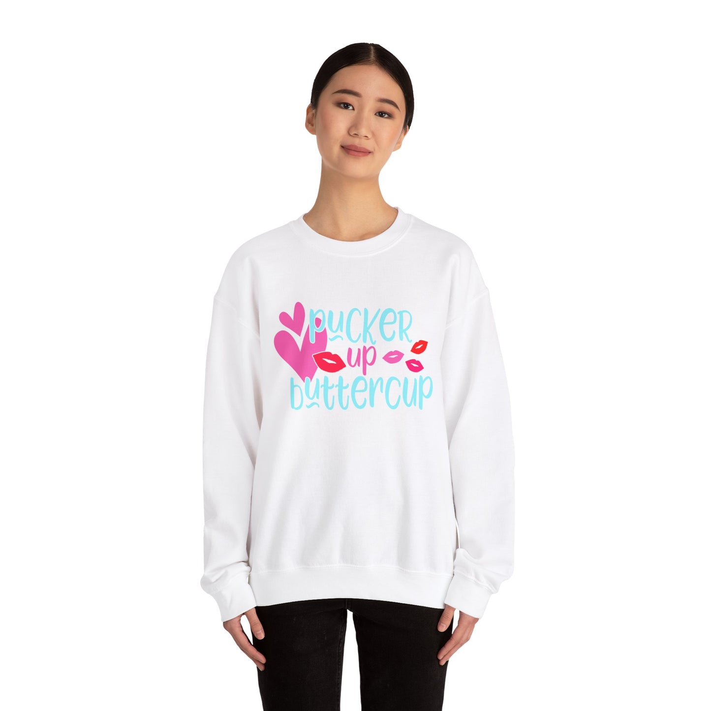 Pucker up buttercup Crewneck Sweatshirt