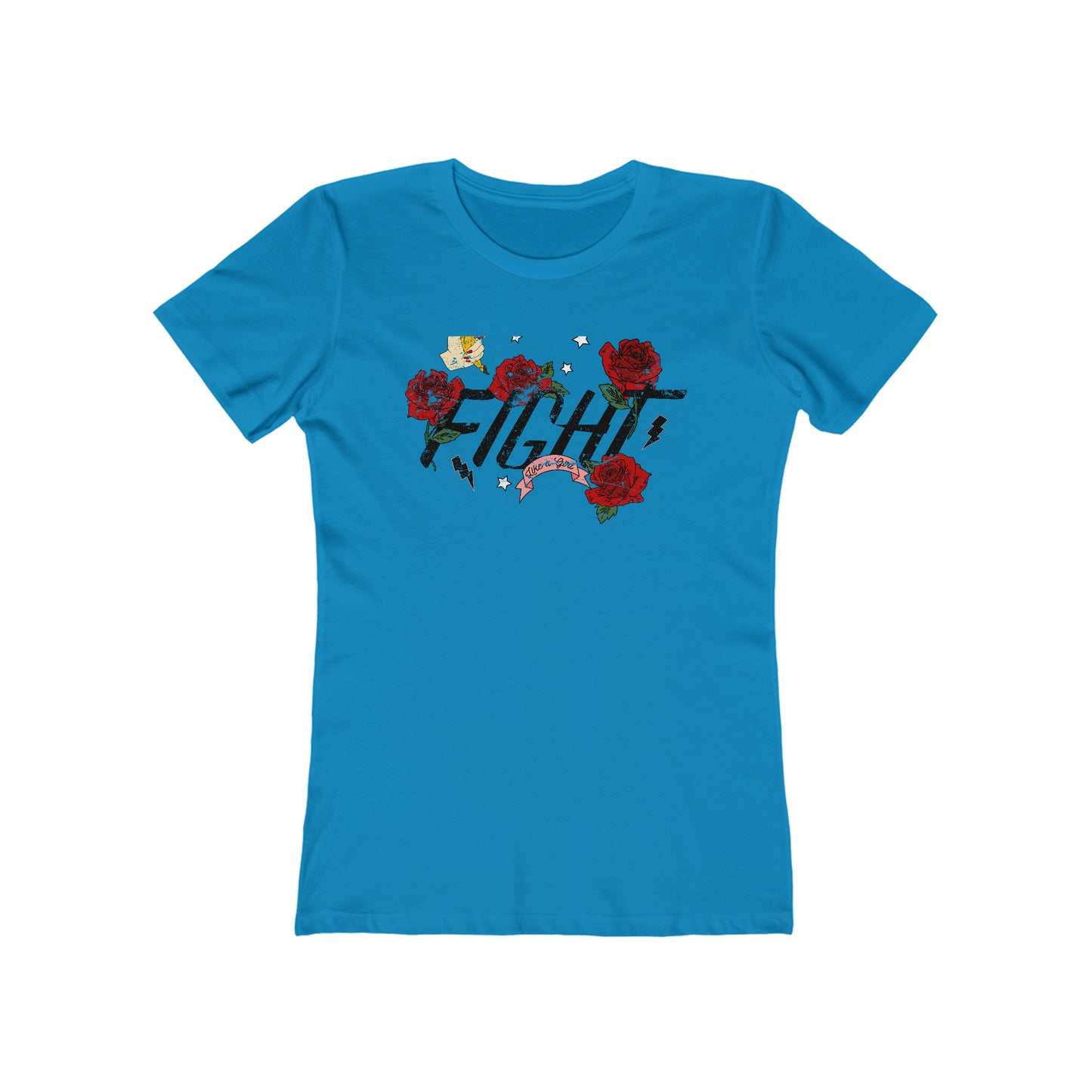 Fight Like A Girl Woman Tee shirt