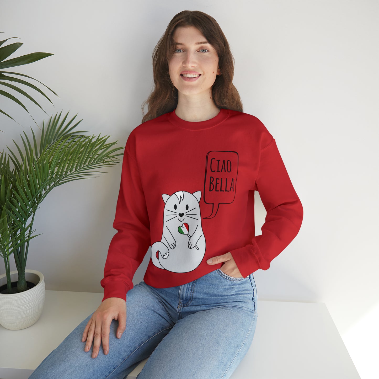 ciao bella Crewneck Sweatshirt