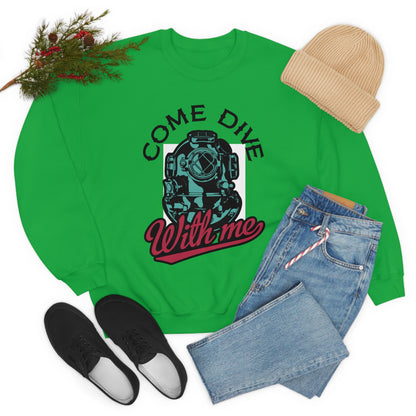 Come dive with me Crewneck Sweatshirt