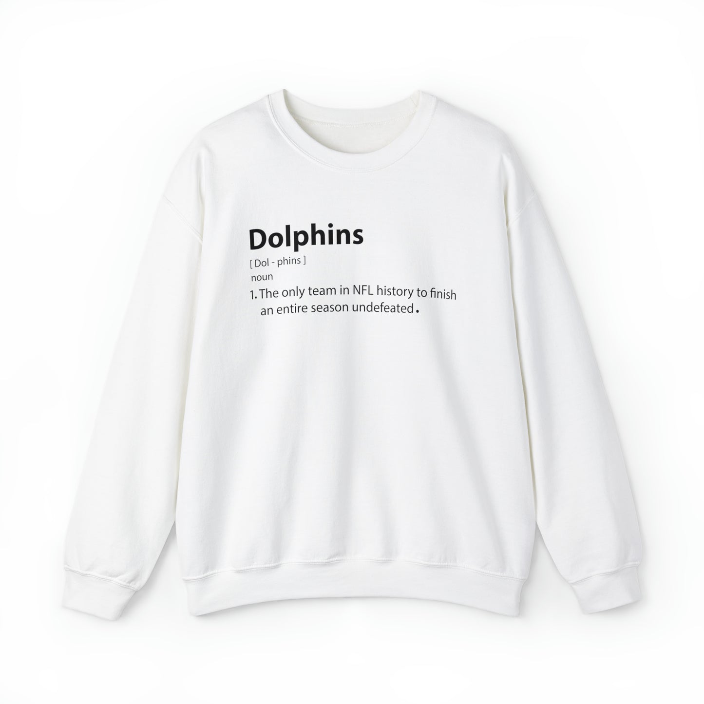 Dolphins definition Crewneck Sweatshirt