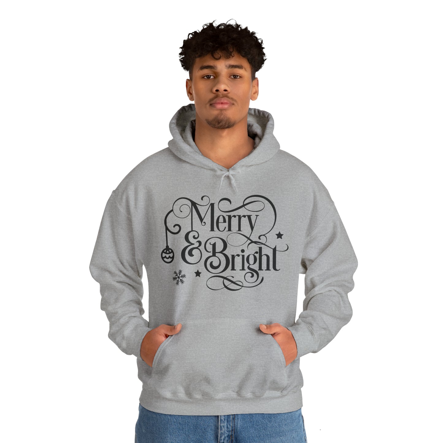 Merry and Bright Christmas Hoodie